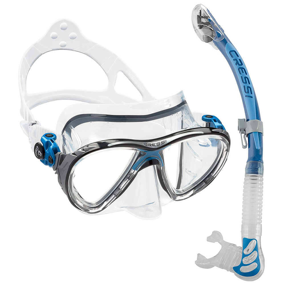 Cressi Designer Mask and Dry Snorkel Set