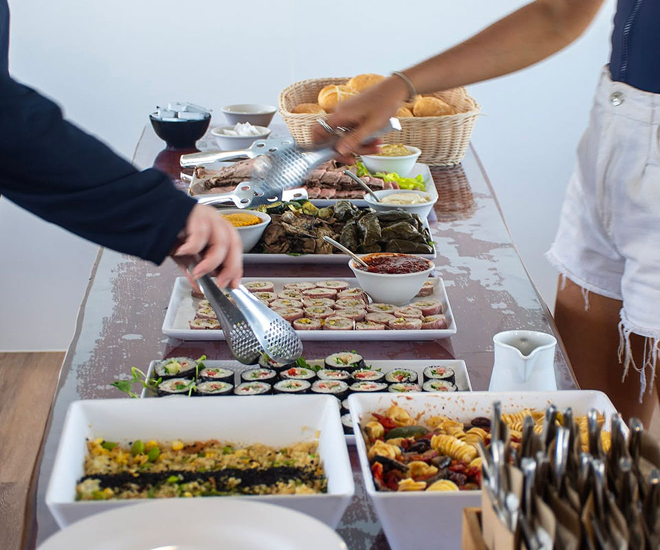 ABC Reef Safaris’ <b>private charter catering</b> packages.