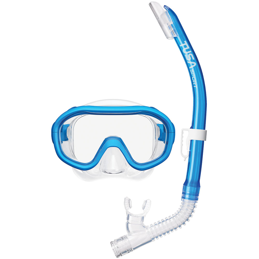 Tusa Deluxe Silicone Junior Mask and Snorkel Set