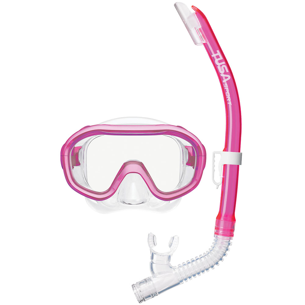 Tusa Deluxe Silicone Junior Mask and Snorkel Set - Image 3