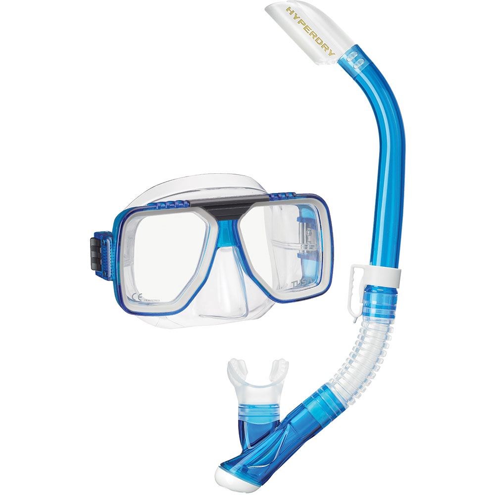 Tusa Deluxe Silicone Mask and Snorkel Set