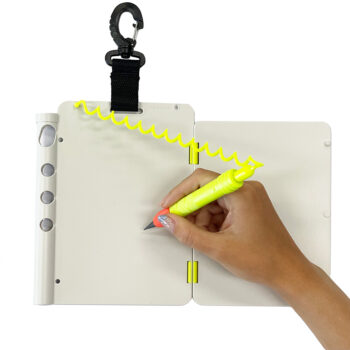 Folding Slate with Pencil | Great for Underwater Notes